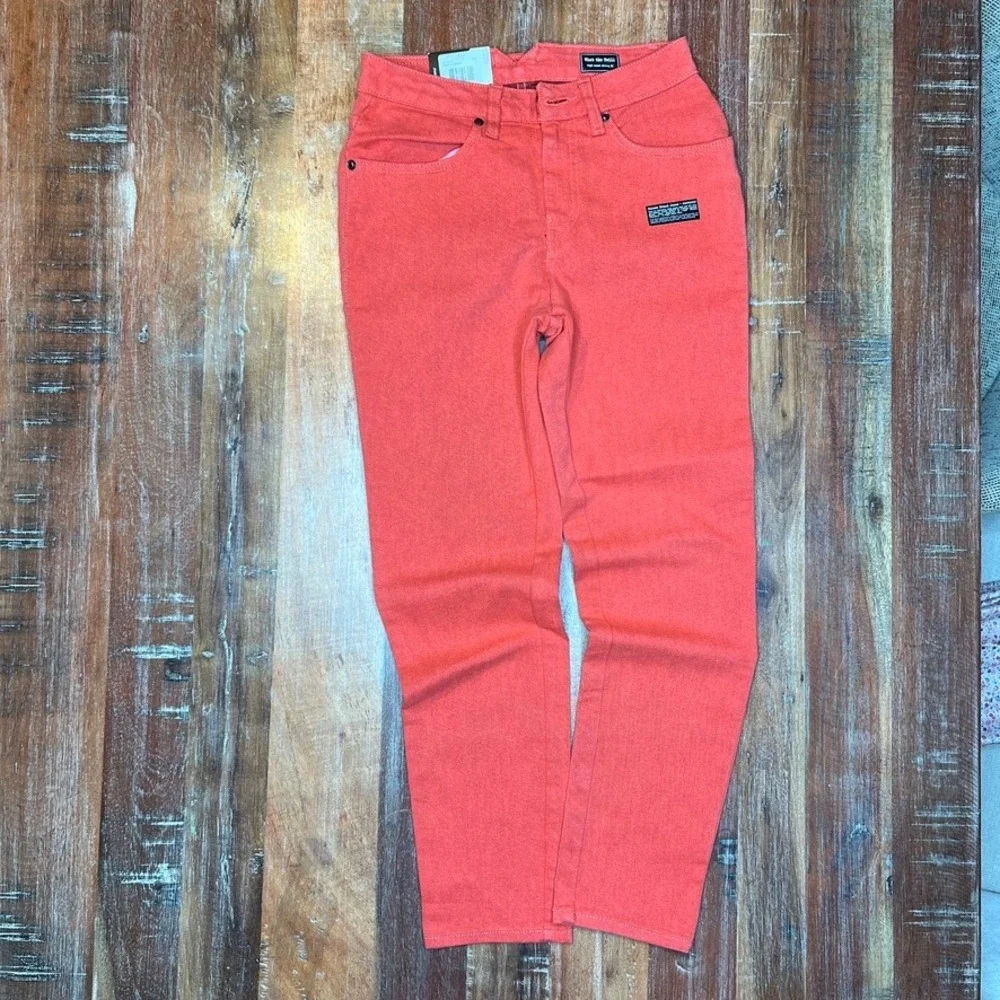 Volcom Women's Skinny Jeans in Orange